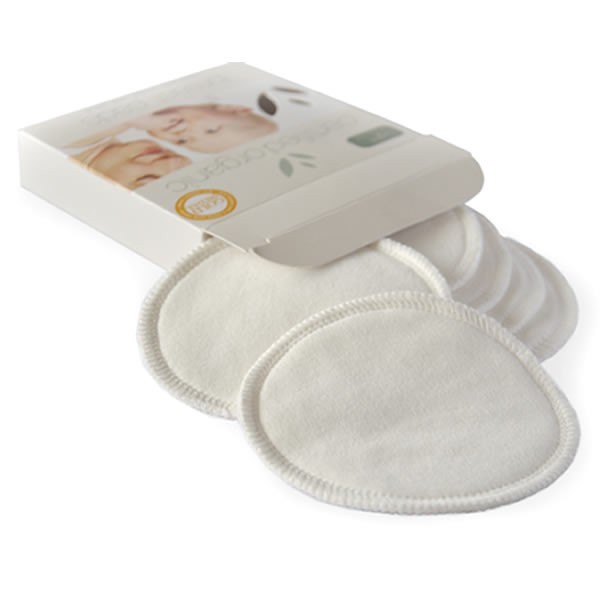 Reusable Nursing Breasst Pads Soft Absorbent Baby Breastfeeding Waterproof  Breasst Pads Pure cotton 2 piece